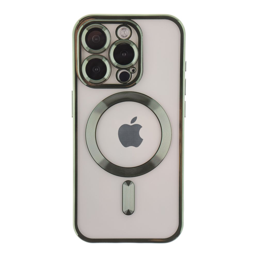 Чохол TPU Metallic Full Camera with Magsafe для iPhone 13 Pro Max Green