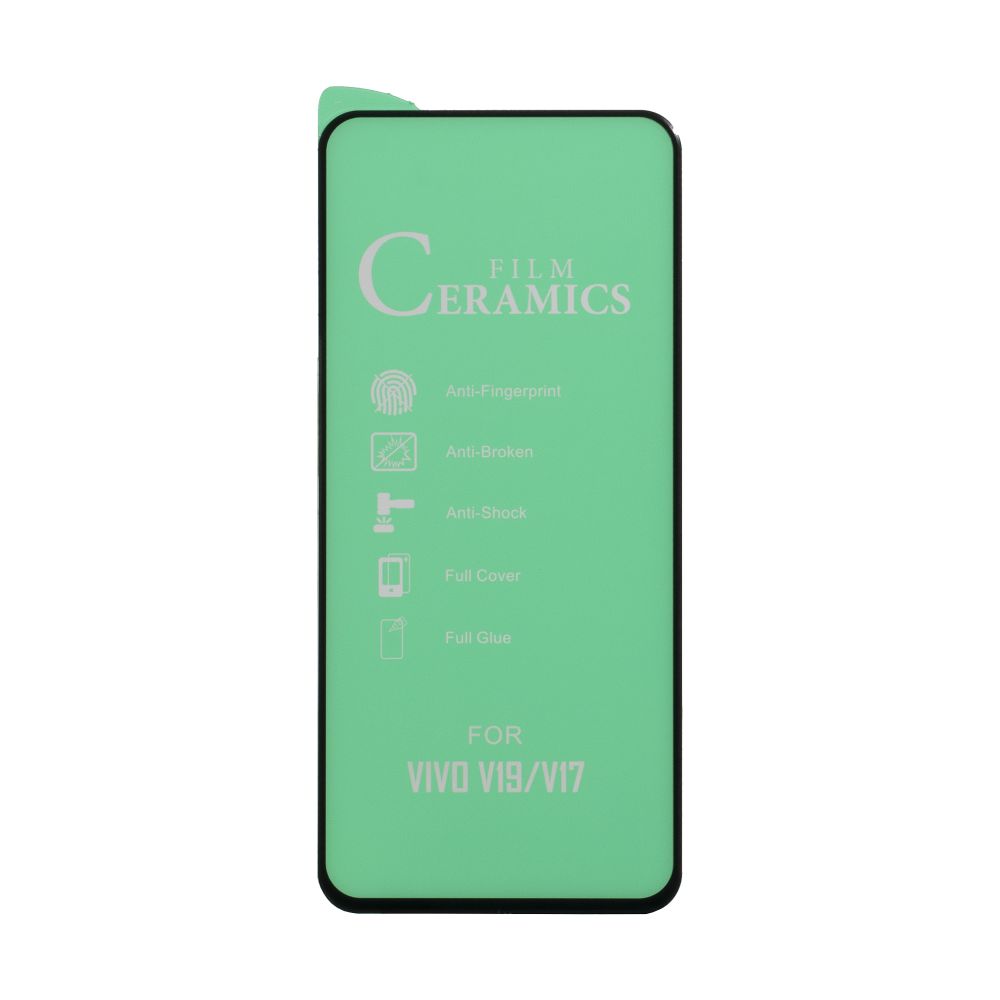 Захисне скло Film Ceramic for Vivo V17 / V19 без упаковки Колір Чорний