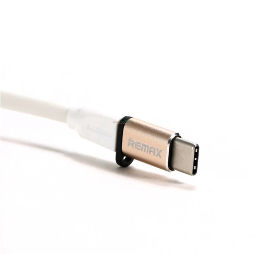 Переходник Remax RA-USB1 Feliz microUSB(F) to Type-C (M) Gold