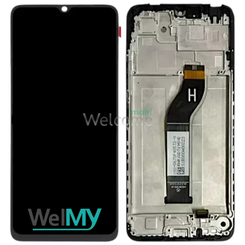 Дисплей Xiaomi Redmi 13C/ Poco C65 в зборі з сенсором та рамкою black (Welmy)
