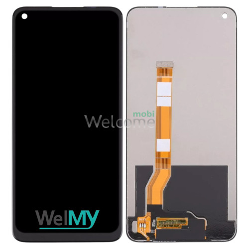 Дисплей OPPO A96 4G/ Realme 8i/ Realme 9i/ Realme Narzo 50 в зборі з сенсором black (Welmy)