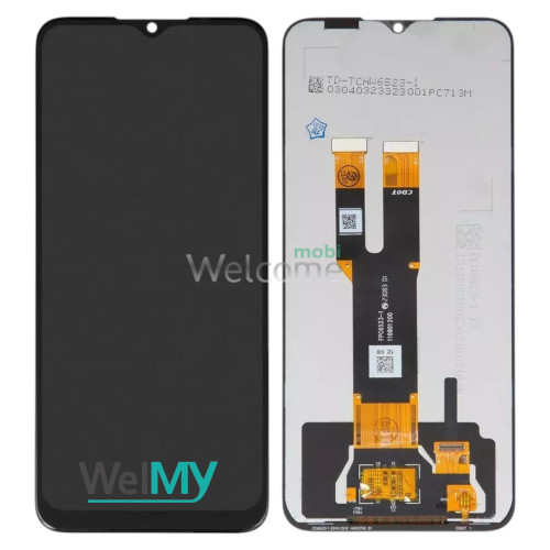 Дисплей Nokia C22/ C32 в зборі з сенсором black (Welmy)