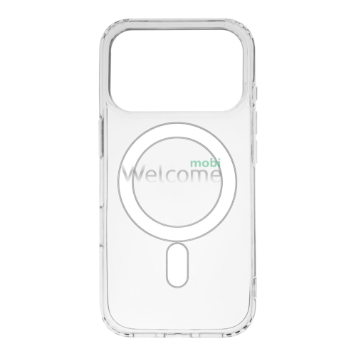 Чохол силіконовий Magsafe iPhone 17 Pro Max (прозорий)