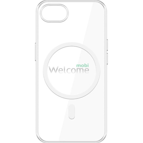 Чохол силіконовий Magsafe iPhone 16e/ iPhone 17e (прозорий)