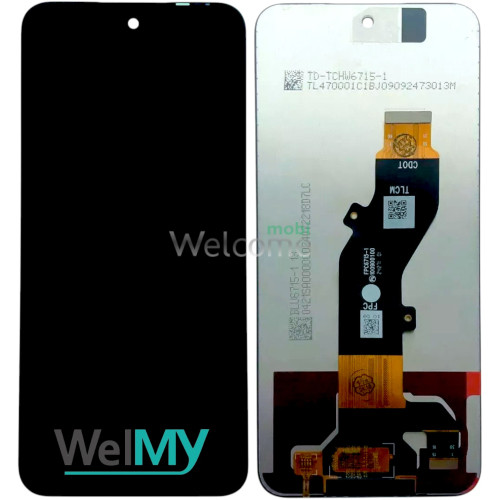 Дисплей Infinix Hot 50i (X6531) в сборе с сенсором black (Welmy)