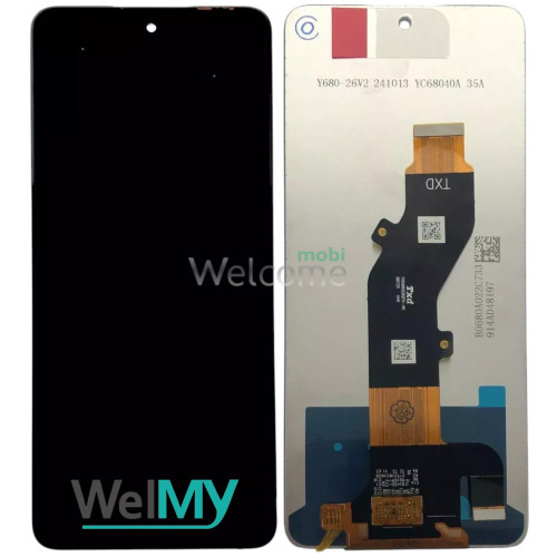 Дисплей Infinix Hot 50 4G (X6882) в зборі з сенсором black (Welmy)