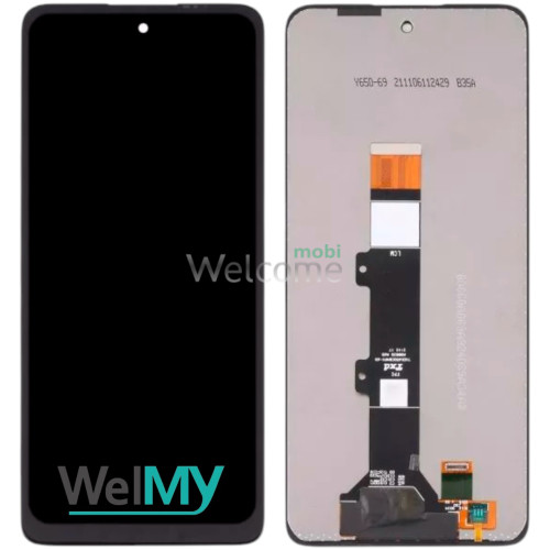 Дисплей Motorola XT2231 Moto G22 в зборі з сенсором black (Welmy)
