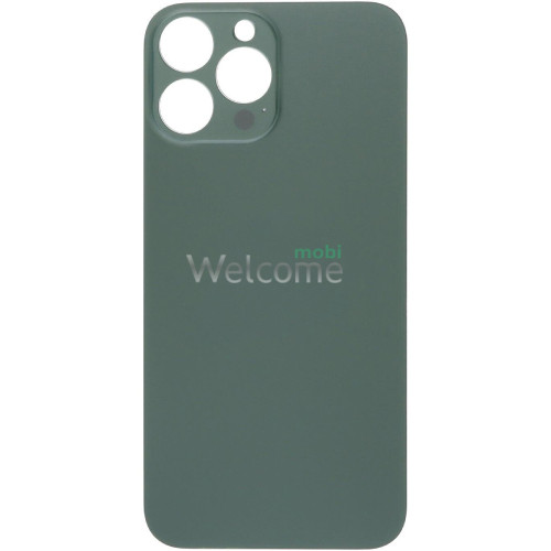 Задня кришка (скло) iPhone 13 Pro Max alpine green (big hole)