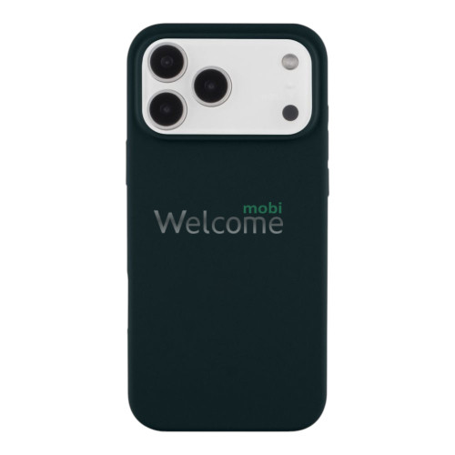 Silicone case for iPhone 17 Pro (54) Atrovirens (закритий низ)