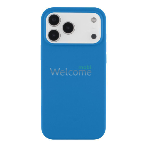 Silicone case for iPhone 17 Pro ( 3) Royal Blue (закритий низ)