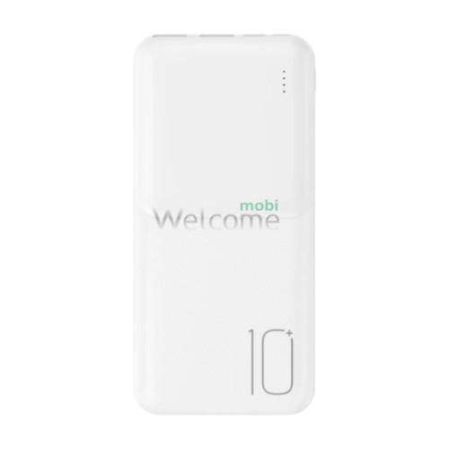 Зовнішній акумулятор (power bank) XO PR251 Lighted Mobile Power 10000mAh white