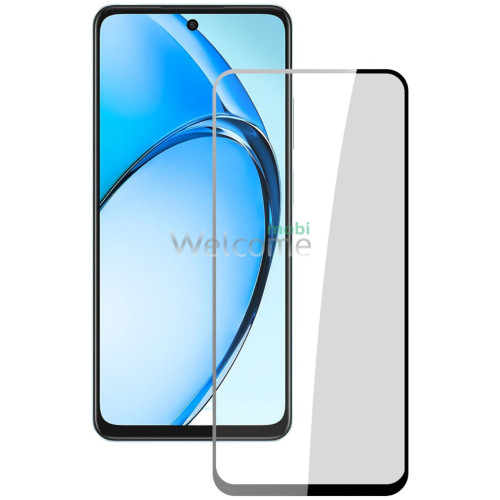 Скло OPPO A80/ A40/ A3 Pro/ A3x (0.3 мм, 5D ТОП) black