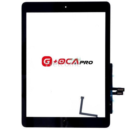 Сенсор G + OCA Pro iPad 9.7 2018 зі шлейфом та кнопкою меню (home) black