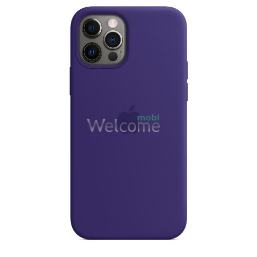 Silicone case for iPhone 13 Pro Max (23) Ultra Violet (закритий низ)