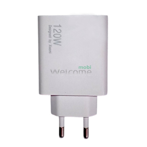 МЗП Xiaomi 120W Quick Charge 3.0 1USB + 1PD Type-C white 