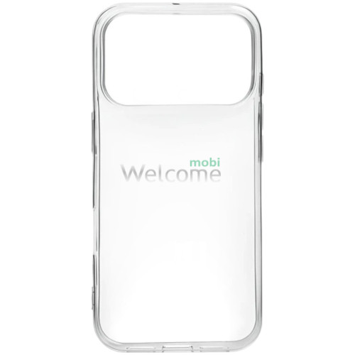 Чохол силіконовий iPhone 17 Pro (прозорий)