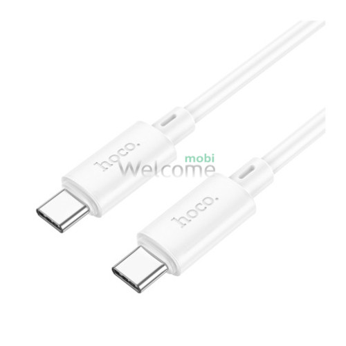 PD кабель Type- C to Type- C Hoco X88 Gratified 60W 1m white