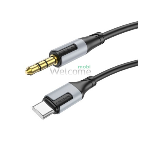 Кабель AUX Borofone BL19 Type-C black