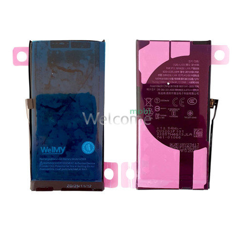 АКБ iPhone 13 (Welmy, без помилки) 3227 mAh
