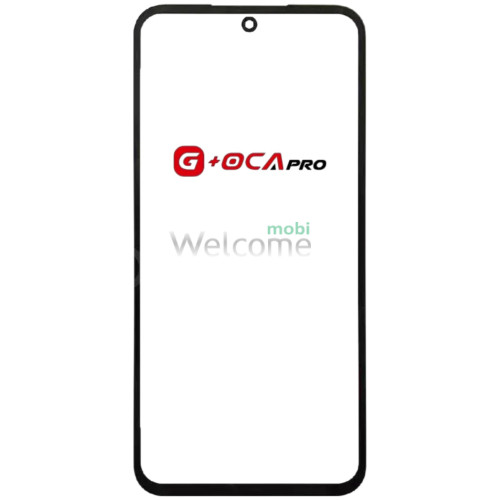Скло корпусу G + OCA Pro Infinix Hot 50 4G з OCA- плівкою, black