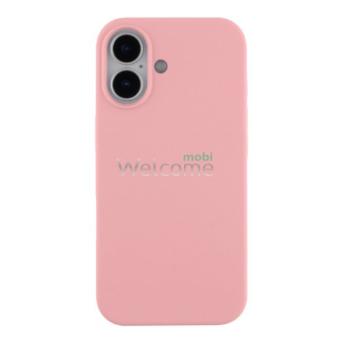 Silicone case for iPhone 17 ( 6) Light Pink (закритий низ)