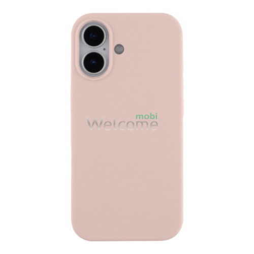 Silicone case for iPhone 17 (81) Chalk Pink (закритий низ)