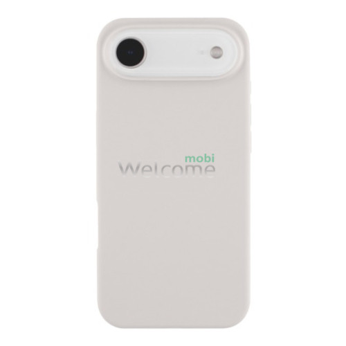 Silicone case for iPhone 17 Air ( 9) White (закритий низ)