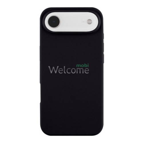 Silicone case for iPhone 17 Air (18) Black (закритий низ)