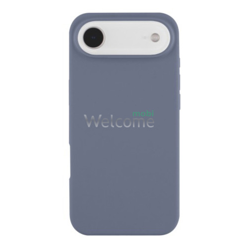 Silicone case for iPhone 17 Air (28) Lavender Grey (закритий низ)
