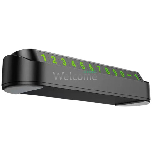 Паркувальна візитка на панель автомобіля Hoco DPH02, black