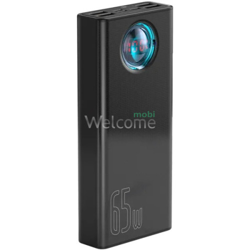 Зовнішній акумулятор (power bank) Baseus Amblight Quick Charge 65W 30000mAh Black (PPLG000101)