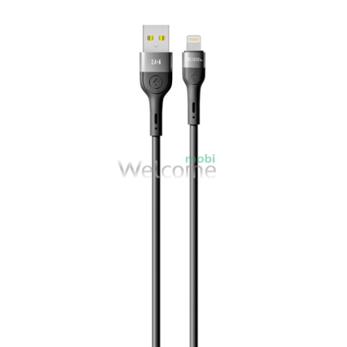 USB кабель Ridea RC-XS51 X-Silicone, Lightning 12W 2m чорний
