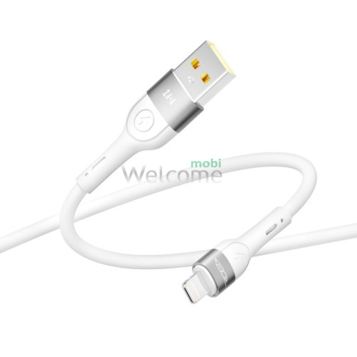 USB кабель Ridea RC-XS51 X-Silicone, Lightning 12W 1.2m белый