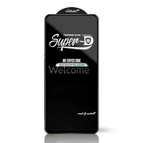 Скло OPPO A91/ A73 4G/ F15/ F17/ Reno 3 4G (Mietubl Super- D, black) без упаковки