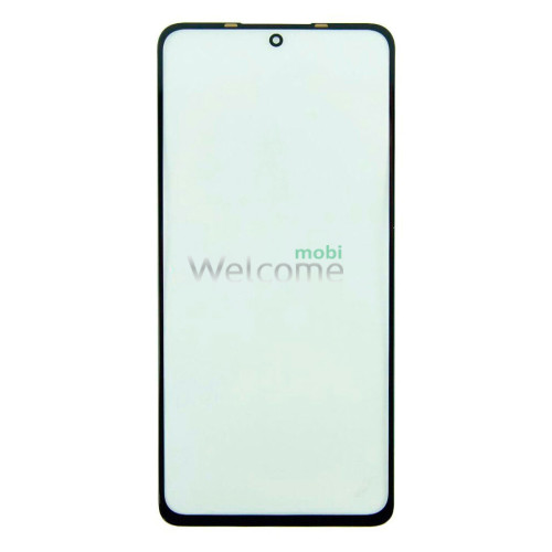 Скло корпусу ZTE Blade A73 4G/ V50 Design 4Gt з OCA- плівкою, black (Original PRC)