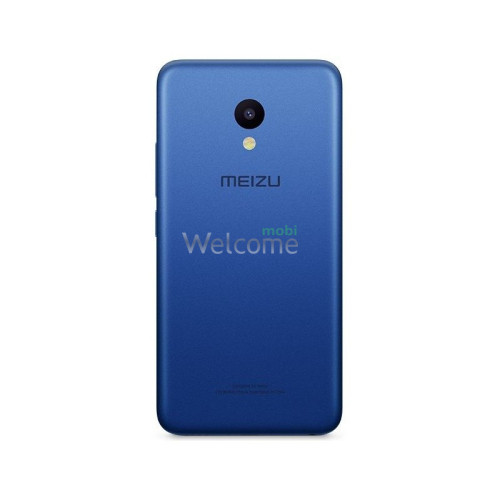 Задняя крышка Meizu M5 blue (со стеклом камеры)