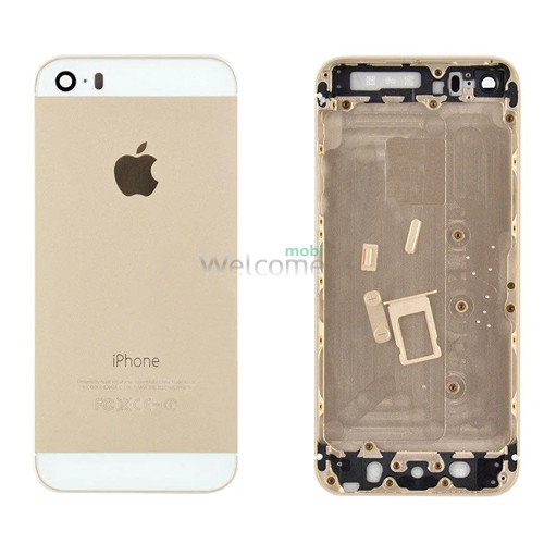iPhone5S back cover gold without imei