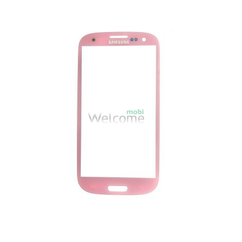 Скло корпусу Samsung I9300 Galaxy S3 pink