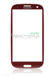 Glass Samsung I9300 Galaxy S3 red high copy