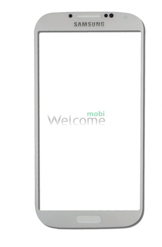 Glass Samsung I9500 Galaxy S4 white high copy