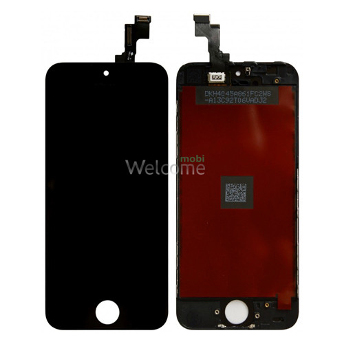 Дисплей iPhone 5S/iPhone SE в зборі з сенсором та рамкою black (Original PRC)