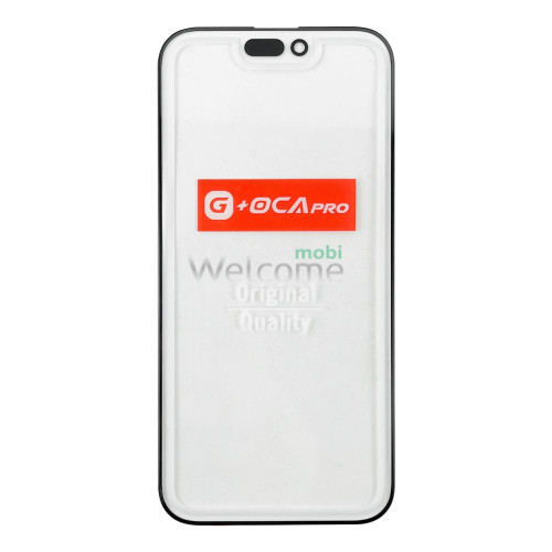 Скло корпуса G + OCA Pro iPhone 16 Pro Max з OCA- плівкою black