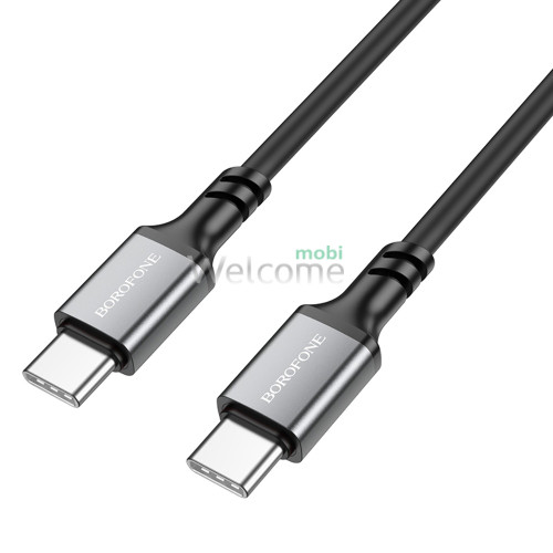 PD кабель Type- C to Type- C Borofone BX83, 60W 1m black