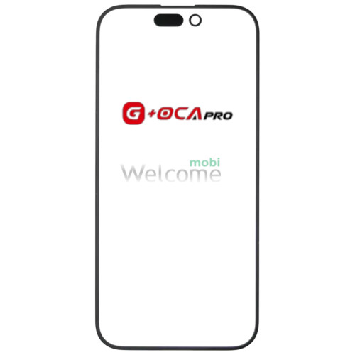 Скло корпуса G + OCA Pro iPhone 16 Pro з OCA- плівкою black