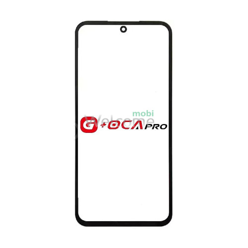 Скло корпусу G + OCA Pro Infinix Hot 60 Pro з OCA- плівкою, black