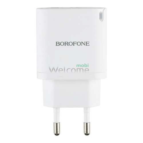 МЗП Borofone BA83A 1USB-C/ 1USB PD/ QC 20W white