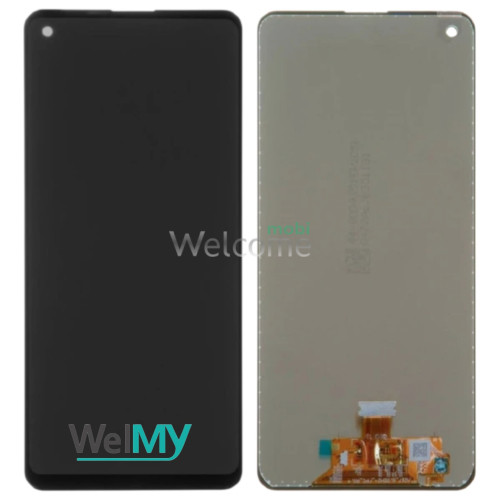 Дисплей Samsung SM- A217F Galaxy A21s (2020) в зборі з сенсором black (Welmy)