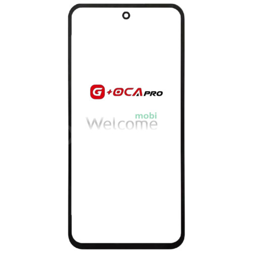 Скло корпусу G + OCA Pro Infinix Smart 8 (X6525) з OCA- плівкою, black