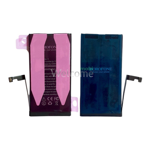 АКБ iPhone 15 (Borofone, без помилки) 3349 mAh