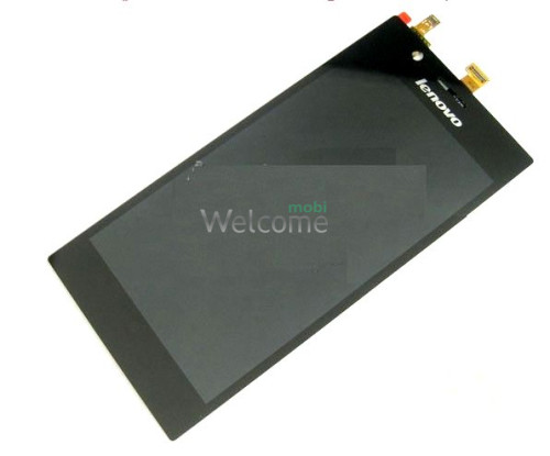 Дисплей Lenovo K900 в зборі з сенсором black